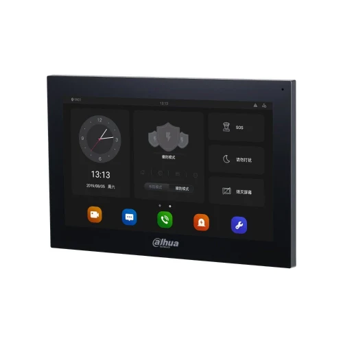 Dahua VTH5341G-W Android IP Görüntülü Diafon Monitör – 10” Dokunmatik, WiFi + PoE, Smart Intercom İç Ünite