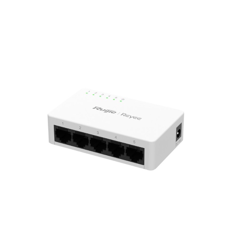 RUIJIE REYEE ES05G-L 5 PORT 10/100/1000 YONETILEMEZ DESKTOP SWITCH PLASTİK KASA-4