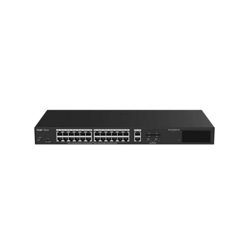 Ruijie Reyee RG-ES228GS-LP 28 Port Gigabit Smart Cloud Yönetilebilir PoE+ Switch – 24 PoE+, 250W, 2 SFP-1