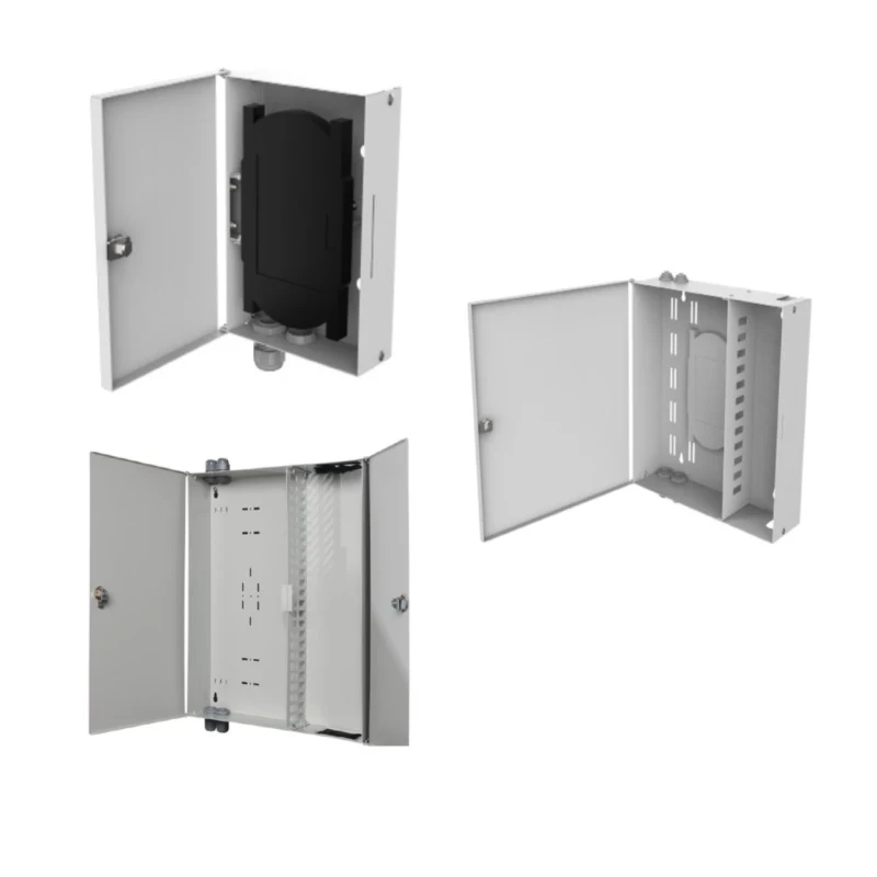 AGER Fiber 6 Port SC-DX Small Duvar Tipi Fiber Panel – Kompakt Fiber Sonlandırma Kutusu-2