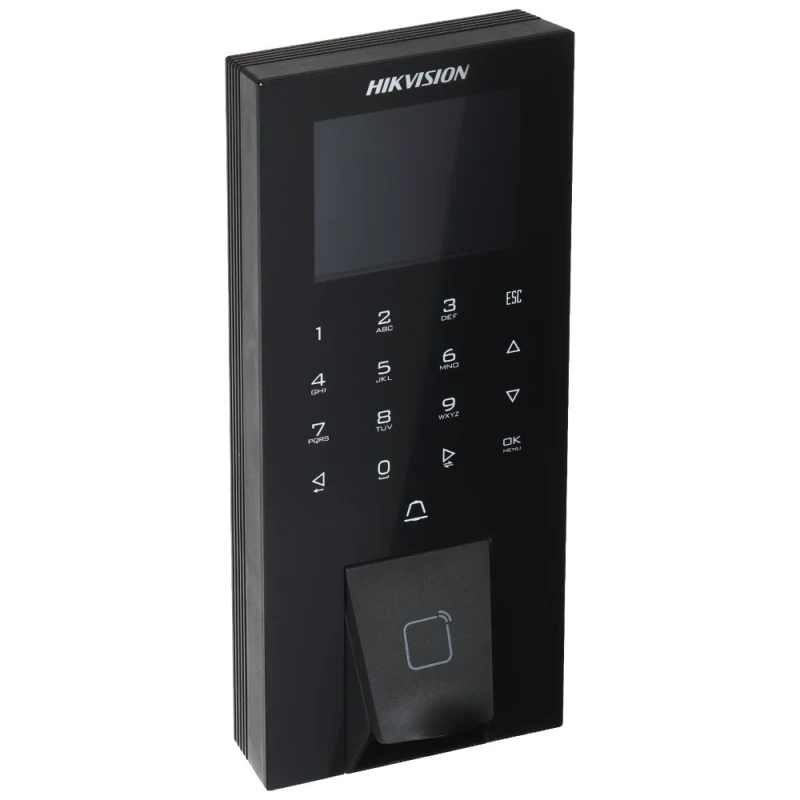Hikvision DS-K1T807MBFWX Parmak İzi + Kart + Şifre Access Kontrol Terminali – WiFi, PoE, 5000 Kullanıcı