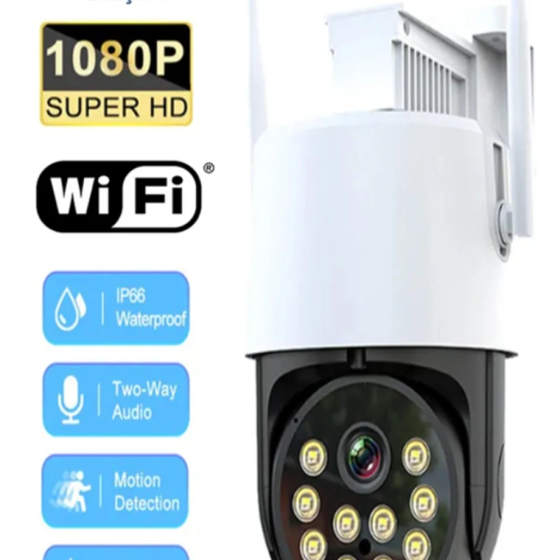 3MP WİFİ HAREKETLİ SESLİ GECE RENKLİ KABLOSUZ GÜVENLİK KAMERASI-1