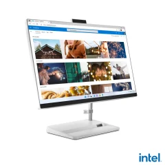 Lenovo IdeaCentre AIO 3 24IAP7 – i5-12450H, 16GB DDR4 RAM, 512GB SSD, 23.8” FHD, FreeDOS All-in-One PC (F0GH01JCTR, Beyaz)