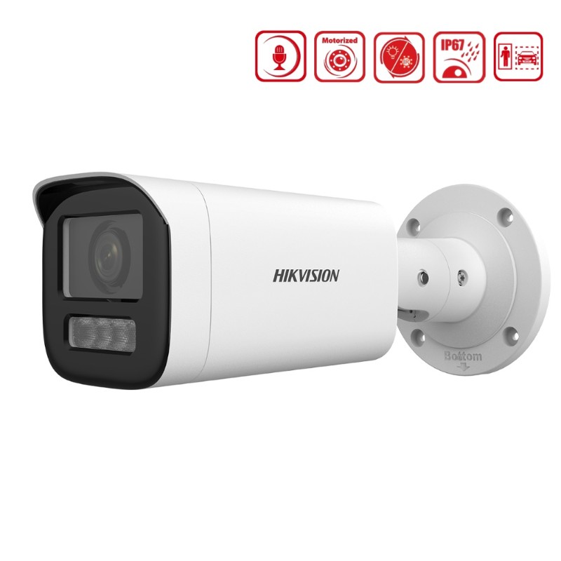 Hikvision DS-2CD1623G2-LIZSU 2 MP ColorVu Sesli IP Kamera | Varifocal Lens