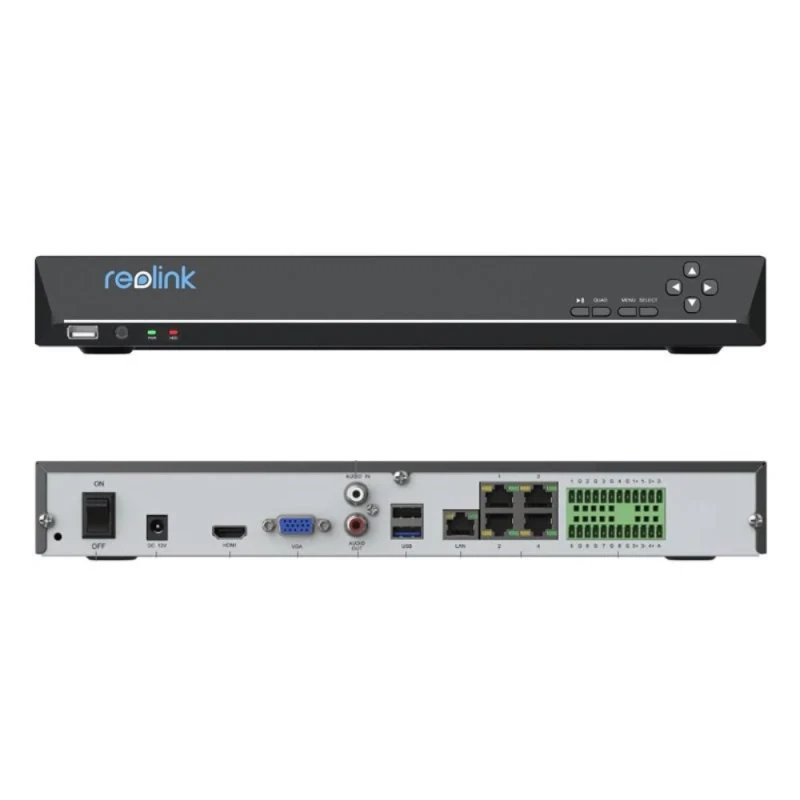 Reolink NVS36 36 Kanal NVR Kayıt Cihazı – 4K Destekli, 200 Mbps Bant Genişliği, HDD’siz (PoE Yok)-2