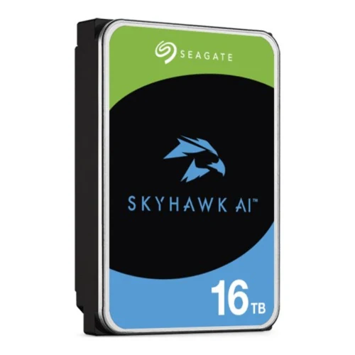 Seagate SkyHawk AI ST16000VE004 16TB 3.5" SATA3 7200 RPM 512MB Cache 7/24 Güvenlik Hard Diski (RESMİ DİSTRİBÜTÖR GARANTİLİ)