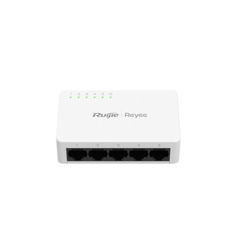 RUIJIE REYEE ES05G-L 5 PORT 10/100/1000 YONETILEMEZ DESKTOP SWITCH PLASTİK KASA