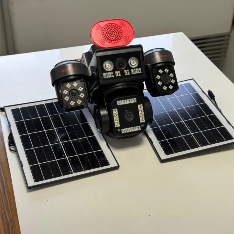 4 KAMERALI SİM KARTLI GÜNEŞ ENERJİLİ GÜVENLİK KAMERASI-4