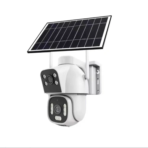 IOMA IO-779 4G eSIM Solar Güvenlik Kamerası – Çift Lens (2+2+4 MP), PTZ 355°/90°, 12000 mAh Batarya, 12W Solar Panel