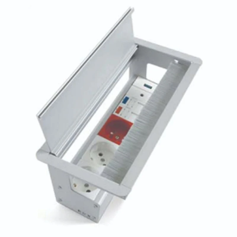 MASAÜSTÜ GÖMÜLÜ TİP PRİZ SİSTEMLERİ - DERİN KASA 2 ŞEBEKE PRİZ, 1 UPS PRİZ, 2 DATA-2