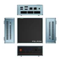 PELADN WO4 Serisi Mini PC – Ryzen 7 5700U, 16GB RAM, 512GB SSD, 2xLAN, Wi-Fi 6, Windows 11 Pro MFF-5