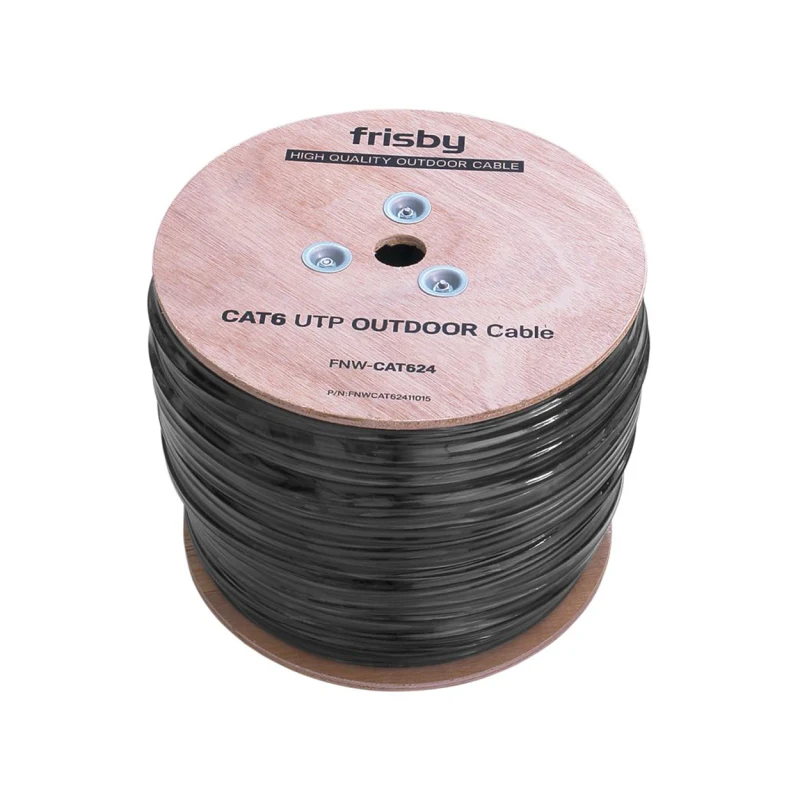 FRISBY FNW-CAT624 Outdoor CAT6 305m UTP 23AWG Network Kablosu – Dış Mekan-1