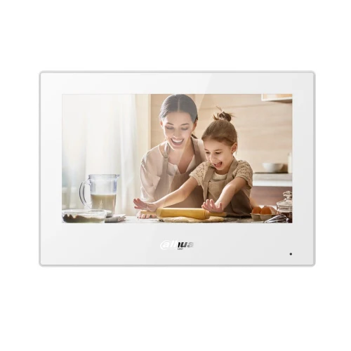 Dahua VTH5321GW-W Android IP Görüntülü Diafon Monitör – 7” Dokunmatik, WiFi + PoE, 256GB Kayıt, Akıllı Intercom