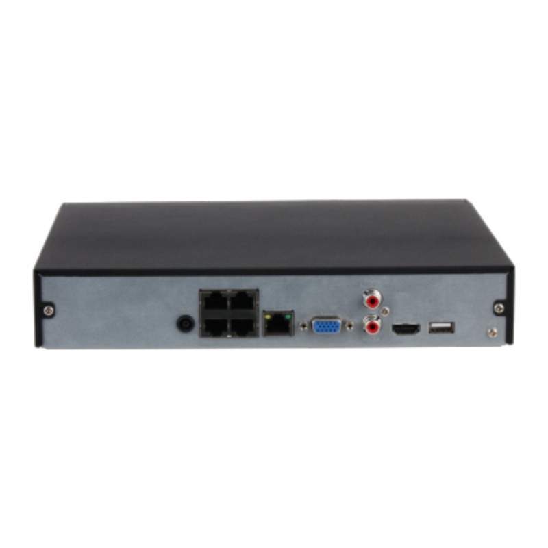 4Kanal PoE, 8Mpix, H265+, 1 HDD Desteği, 1080P Kayıt, 80Mbps Bant Genişliği, NVR-2