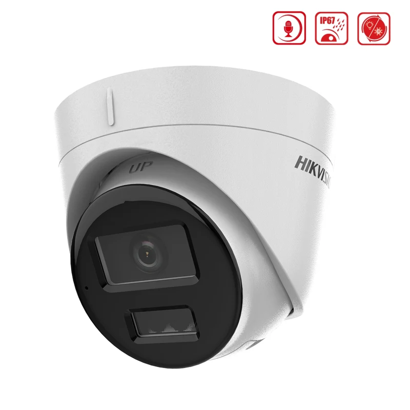 HIKVISION DS-2CD1343G2-LIUF 4MP 2.8mm Akıllı Çift Işık Mic. AcuSense Dome IP Kamera-1