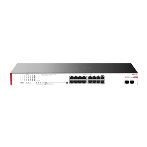 H3C MAGIC 9801A5C3 BS218F-HP 16 Port Gigabit PoE Switch | 2x SFP, 225W, Rack Tipi