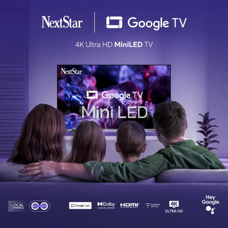 YE-65IDWG11 65'' 165 Ekran Uydu Alıcılı 4K Ultra HD Google MiniLED TV-7