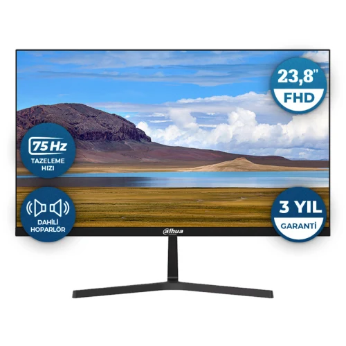 23.8" DAHUA LM24-C200 5ms 75Hz 250nt Speaker VESA HDMI VGA, MM Monitör