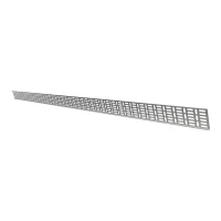 AGER AA-KKN12U10-A-GV 12U Galvanizli Dikey Rack Kabinet Kablo Kanalı 100mm