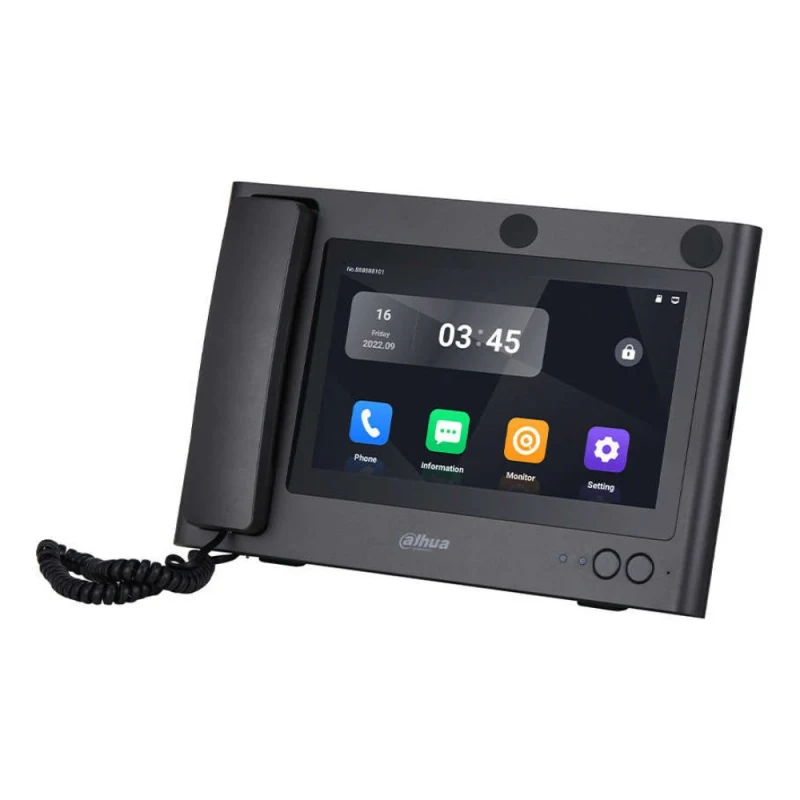 Dahua VTS5A40B IP Görüntülü Diafon Monitör – 10” Dokunmatik, Android, WiFi + PoE, Smart Intercom İç Ünite-1