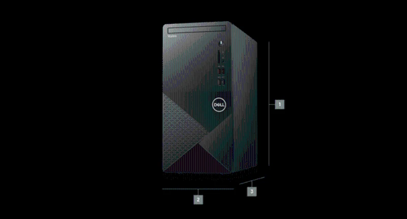 DELL Vostro 3030 MT Masaüstü PC – i3-12100, 8GB DDR5, 512GB SSD, Wi-Fi, Bluetooth, FreeDOS (210276835)-8