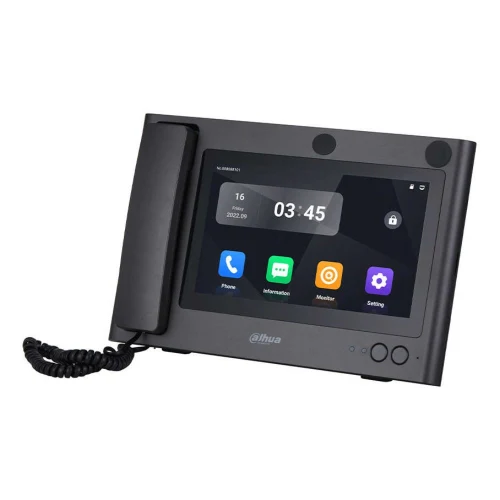 Dahua VTS5A40B IP Görüntülü Diafon Monitör – 10” Dokunmatik, Android, WiFi + PoE, Smart Intercom İç Ünite