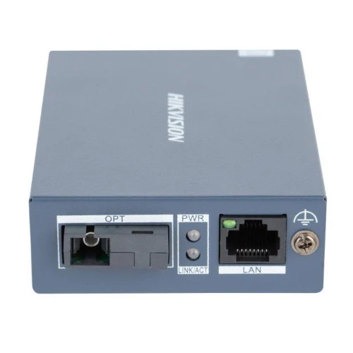 Hikvision DS-3D501R-A 20KM Gigabit Single Mode Tek Fiber Optik Alıcı Media Converter (1× Gigabit RJ45 + 1× Gigabit SC)