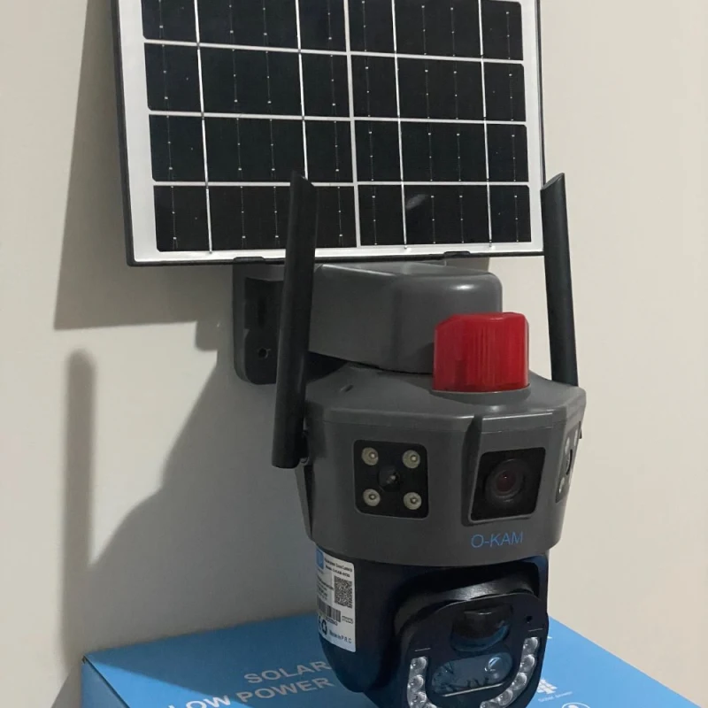 OKAM PRO 6021 9MP Wifi Solar Kablosuz Güneş Enerjili Güvenlik Kamerası 10X Optik Zoom-8