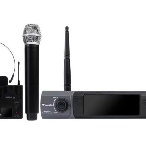 1 Receiver+ 1 Handheld Mic.+ 1 Lavalier(Yaka) Mikrofon Seti