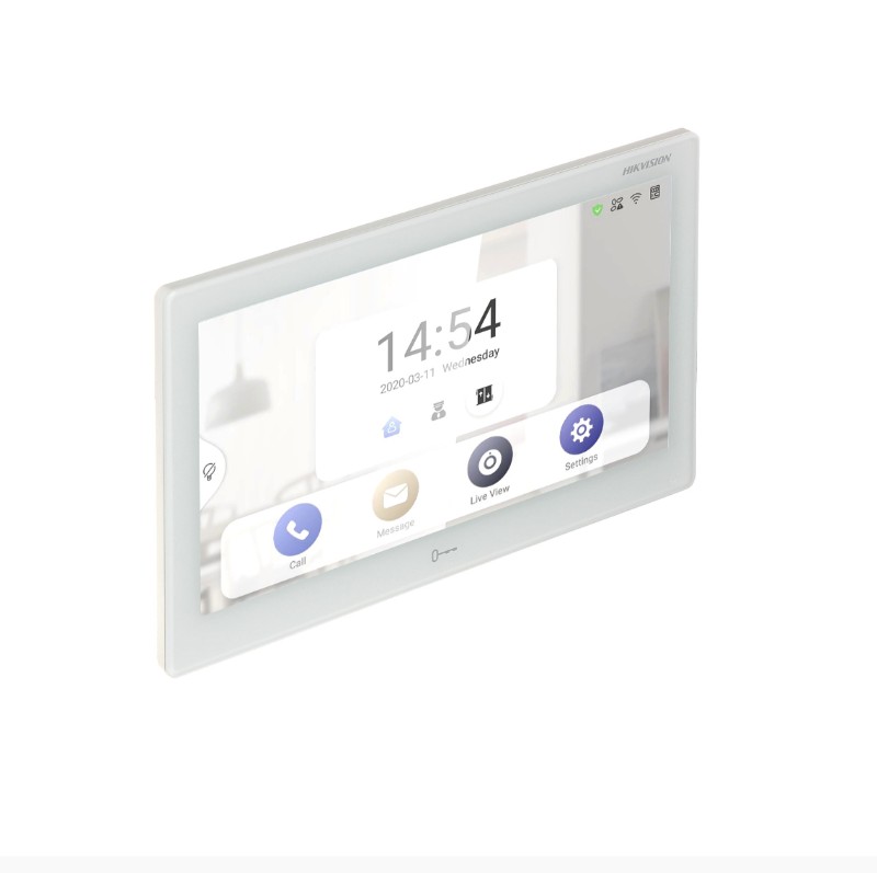 Hikvision DS-KH9510-WTE1(B) 10.1" Dokunmatik İç Ortam İstasyon ( Wi-Fi,IP Kamera Desteği)