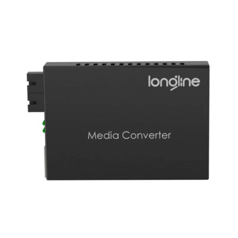 Longline 10/100/1000M 1310nm Singlemode 10Km SC Gigabit Media Converter-2
