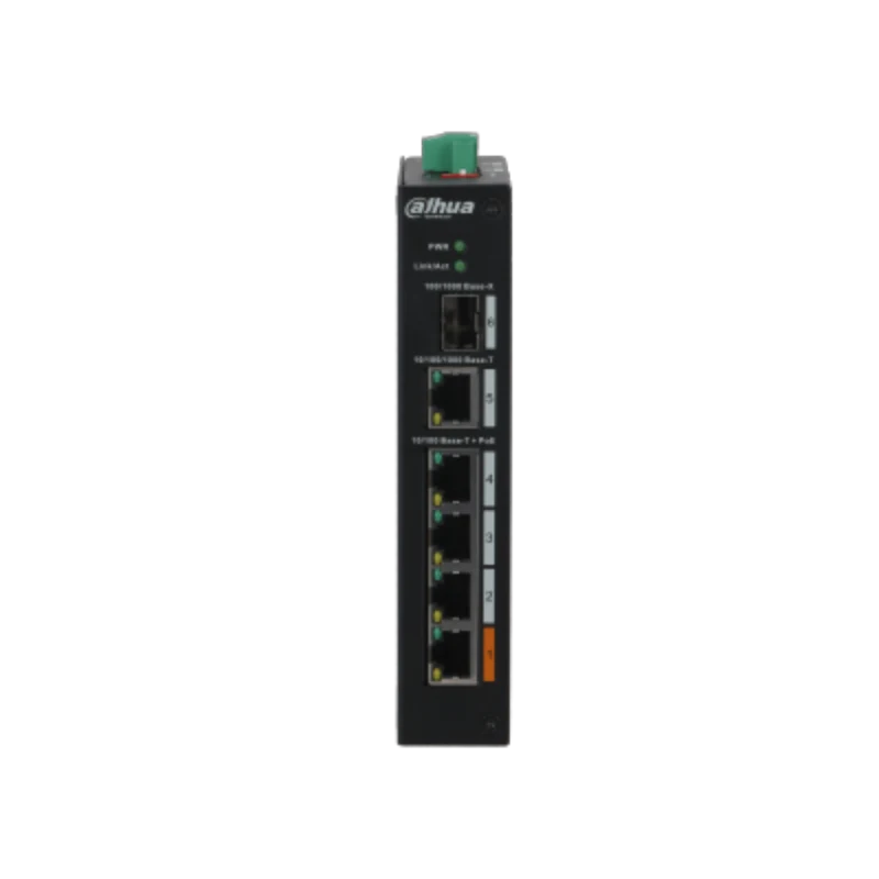 DAHUA PFS3106-4ET-60 4FE PoE Port (60W) 1GE Uplink 1xSFP Endüstriyel Switch-1