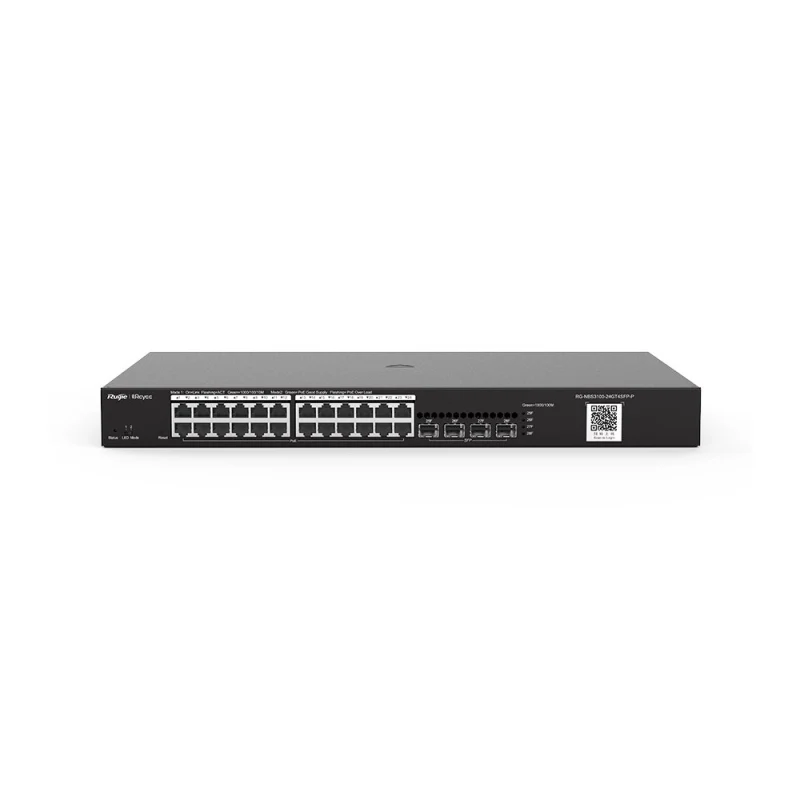 Ruijie Reyee RG-NBS3100-24GT4SFP-P 24 Port Gigabit Smart Yönetilebilir PoE+ Switch-1
