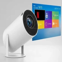HY300 Mini Projeksiyon 4K Destekli – Android WiFi Bluetooth Taşınabilir Projektör