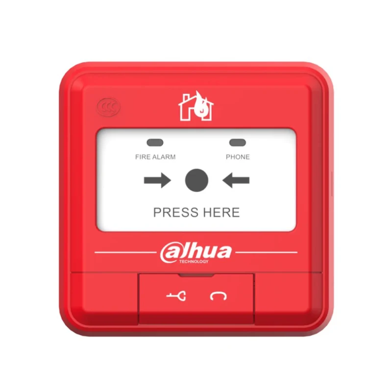 HY-C121 Konvansiyonel Yangın Alarm Butonu Kırılabilir Camlı İhbar Butonu-1
