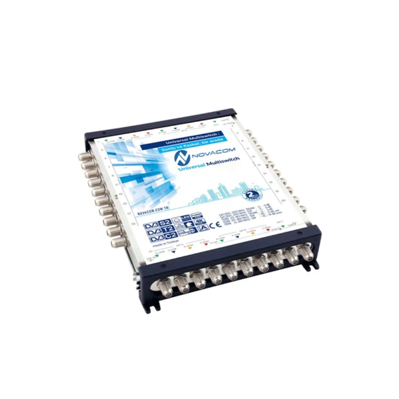 Novacom NMS-10/20S Sonlu Kaskat Multiswitch – 10 Giriş 20 Çıkış, Merkezi Uydu Dağıtım Sistemi-1