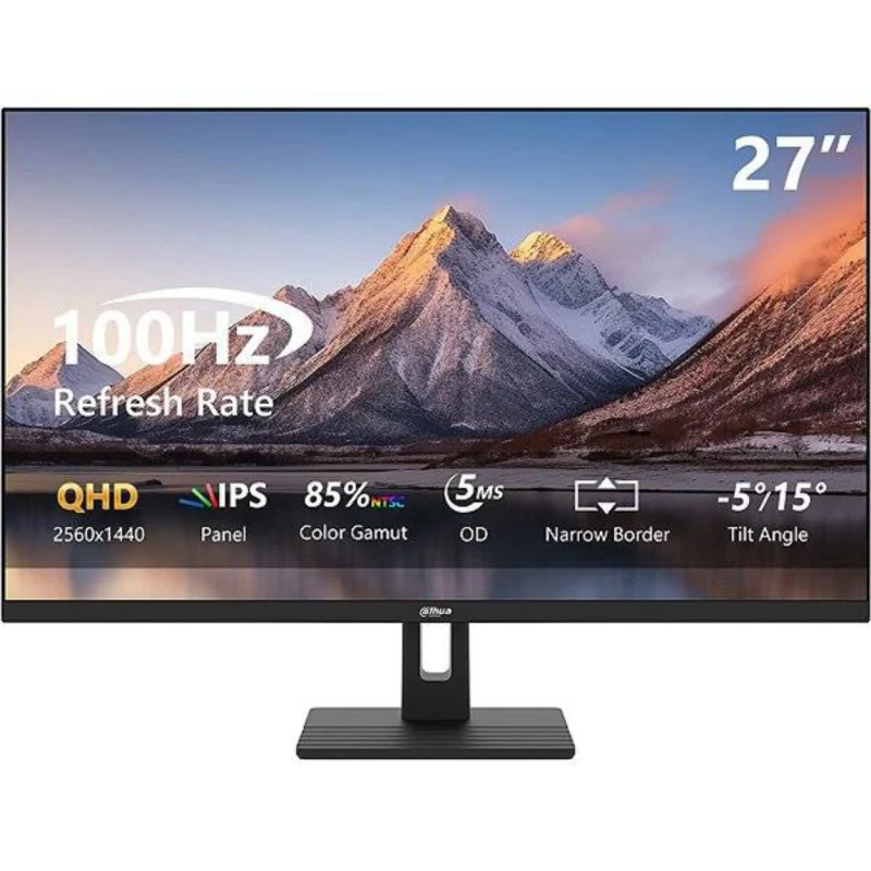 27" DAHUA LM27-C301B 2K IPS 5ms 100Hz 300nt Display HDMI Vesa, Blue Light Filter-1