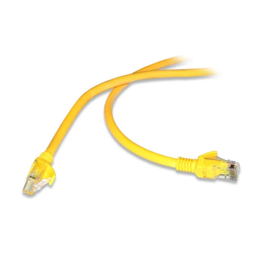 FLAXES FNK-6005S 50cm CAT6 UTP 24AWG Patch Network Kablosu Sarı – RJ45 Ethernet