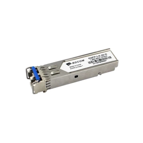 BDCOM GSFP-LX-20-D 1.25G Gigabit SFP Fiber Optik Modül (Single Mode, 20 km, 1310 nm, LC, DDM)
