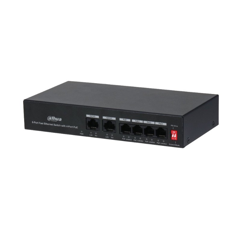 DAHUA PFS3006-4ET-36 4 PORT POE 10/100 2FE UPLINK 36W YONETILEMEZ SWITCH-2
