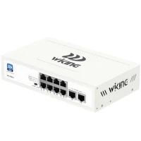 Wiking WK-PS210 8 Port 10/100 Mbps PoE + 2 Port 10/100 Mbps Uplink Yönetilemez PoE Switch