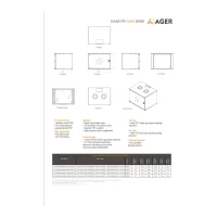 AGER 7U 19'' Soho Duvar Tipi Kabinet – Demonte, W=510mm D=400mm Network Rack Kabin-2