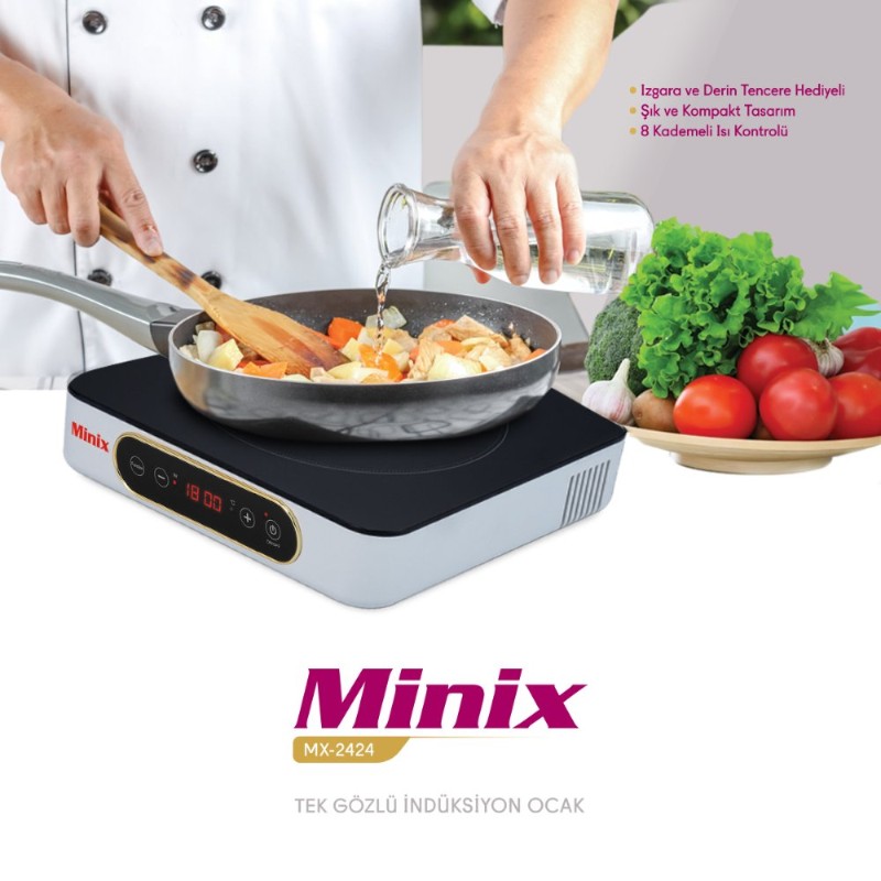 MINIX MX-2424 TEKLI OCAK-8