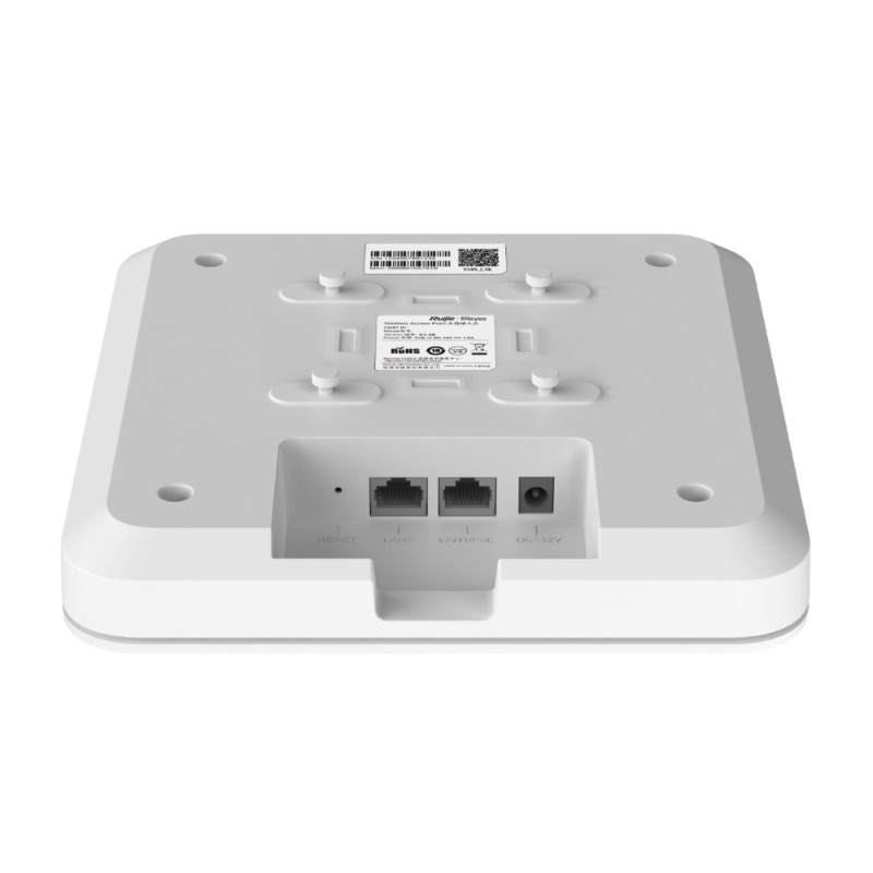 RUIJIE REYEE RG-RAP2260(G) AX1800 Wi-Fi 6 2PORT 2.4G 2x2MIMO 5G 2x2MIMO 23dBm 2.4 GHZ & 5 GHZ POE ADAPTORSUZ INDOOR ACCESS POINT-4