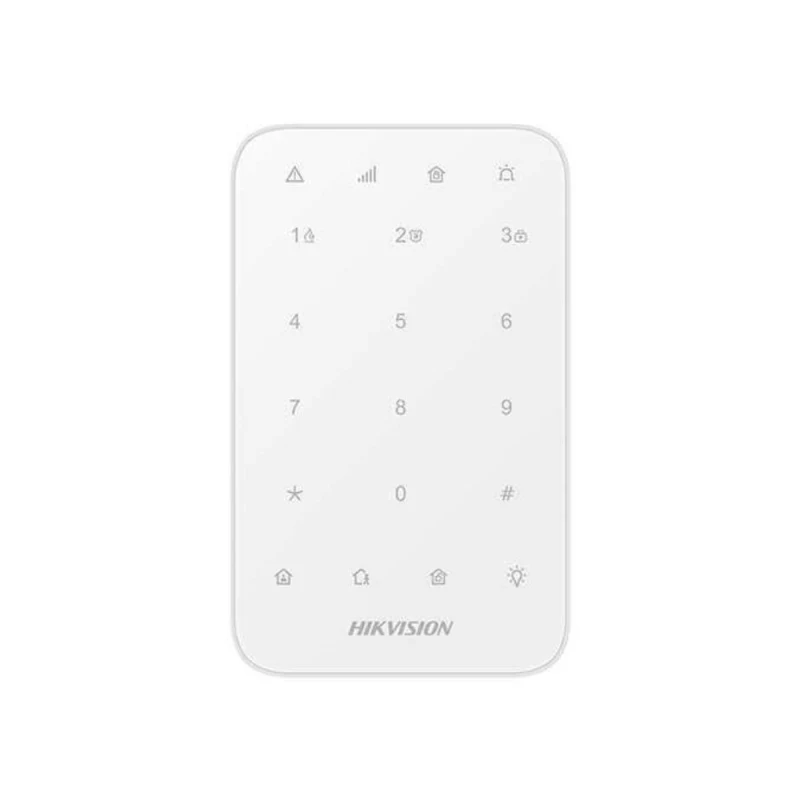 Hikvision DS-PK1-E-WE Kablosuz Alarm Keypad – LCD Ekran, WiFi, 868MHz, AX Pro Uyumlu