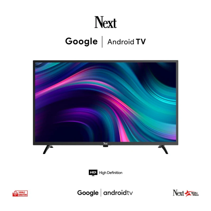 YE-32020GG4 32" 82 Ekran HD Google Android TV-1