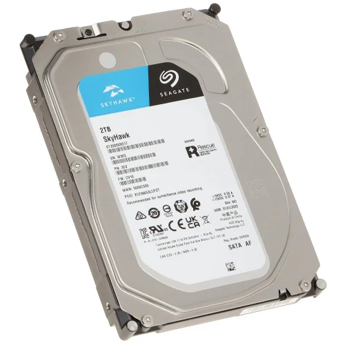 Seagate SkyHawk ST2000VX017 2 TB 3.5" SATA III 256 MB Cache 7/24 Güvenlik Diski (Türkiye Distribitörü Garantili)