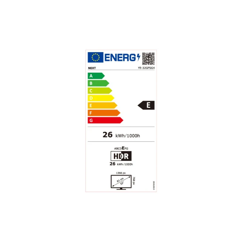 YE-32020GFSG4 32" 82 Ekran HD Çerçevesiz Android TV-8