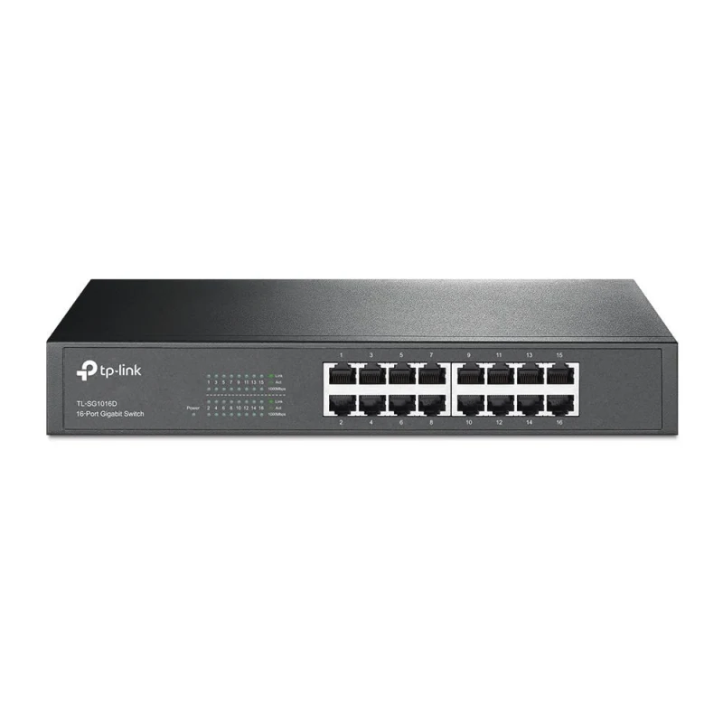 TP-Link TL-SG1016D 16 Port Gigabit Yönetilemez (Unmanaged) Ethernet Switch-1