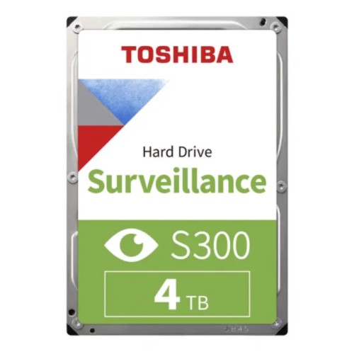 TOSHIBA S300 3.5", 4TB, 256Mb 5400 Rpm, 7/24 Güvenlik HDD (Türkiye Distribütörü Garantili)
